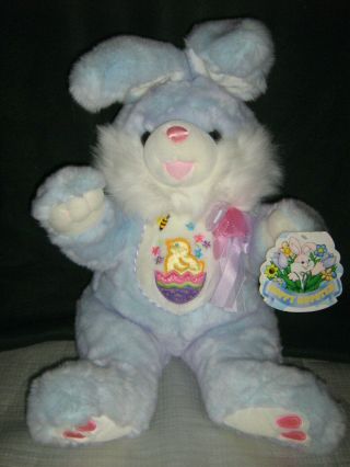 Vintage Dan Dee 22 " Hoppy Hopster Bunny Rabbit Large Plush Easter Chick Bow