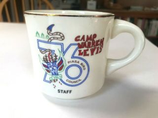Boy Scout Camp Warren Levis 1976 Staff Mug