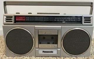 Panasonic Rx - 4920 Cassette Player Am/fm Radio Boombox Vintage 1980s