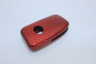 Red Real Carbon Fiber Car Remote Key Fob Cover For Lexus Nx Rx Gs 250 350 Rc 300