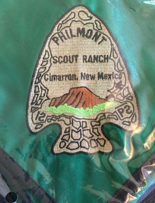 Boy Scout Philmont Scout Ranch Cimarron Mexico Neckerchief Green Arrowhead