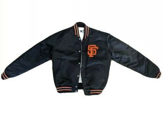 Vintage San Francisco Giants Satin Starter Jacket Size Large