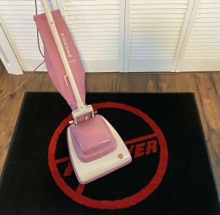 Pink Vintage Hoover Convertible Model 589 Vacuum Cleaner