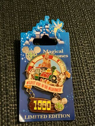 Walt Disney World 35th Magical Milestones Pin Big Thunder Mountain Railroad Le