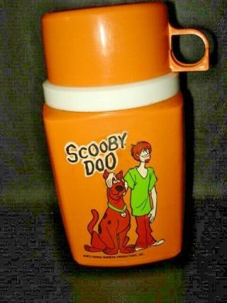 Vintage 1973 Scooby Doo Lunch Box Thermos