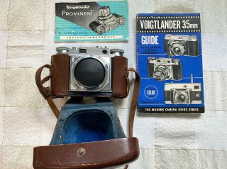 Vintage Voigtlander Prominent 35mm Rangefinder Camera Body Great German