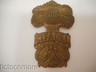Vintage The Citadel Military Academy Hat Cap Badge Pin
