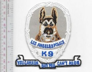 K - 9 Police California Los Angeles Police Department Officer & Dog Team