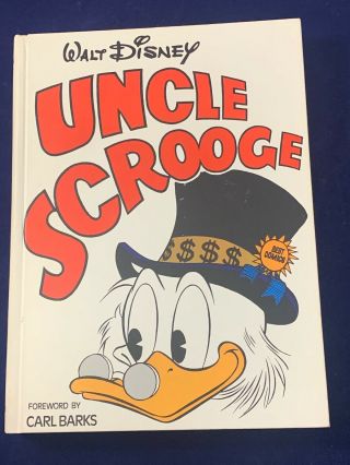 Walt Disney Uncle Scrooge Best Comics 1979 Hb Book Abbeville Press Carl Barks