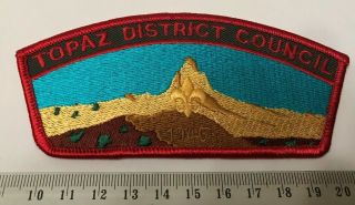 Utah National Parks Council Ta40 2005 Donation Topaz District Boy Scouts Bsa