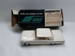 Vintage 1963 Ford Galaxie 500 Model Car Dealer Promo Features Bottom Promotional