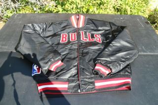 Vintage Chicago Bulls Reversible Starter Jacket Mens S