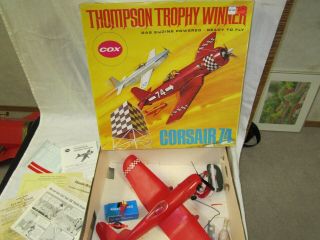 Vintage 1960,  S Cox Gas Engine F2g Corsair 74 Thompson Trophy Winner Racer