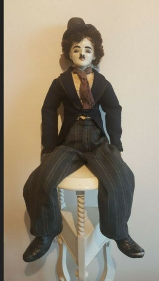 Vintage Charlie Chaplin Mannequin Figure Doll