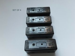 Micro Switch for Wurlitzer ' s,  Rock ' ola ' s and others SET of 4 2