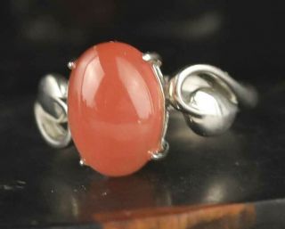Old Chinese Natural Jade And 925 Silver Ring Adjustable Ring