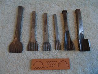 Vintage Leather Tools Scalloping Punches