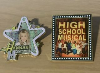 Wdw Official Pin Trading Disney High School Musical And Hannah Montana Pins 2007