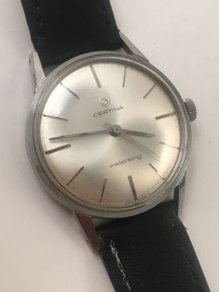 Certina Waterking Gents Mechanical Vintage Watch In 3