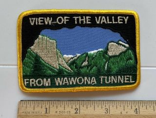 View Of The Valley From Wawona Tunnel Yosemite National Park Embroidered Patch