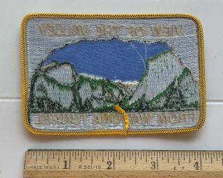 View of the Valley From Wawona Tunnel Yosemite National Park Embroidered Patch 3