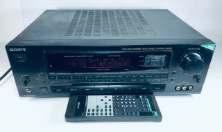 Vintage Sony Str - D911 Audio/video Control Center Am - Fm Receiver Remote Bundle