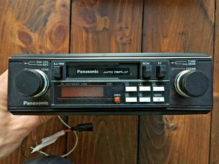 Panasonic Cq - E280ec Car Stereo Am/fm Cassette Radio Vintage Cib Box Rare