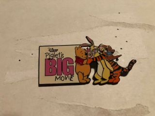 Disney Piglets Big Movie Pin Le 100 Winnie The Pooh Tigger Rabbit