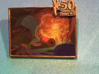 Disney Pin 25601 Wdw - 50 Years Of Tinker Bell Spool Pin 11 November Le 5000