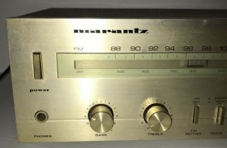 Vintage Marantz SR220 Stereo Receiver Made in Japan Phono,  AM/FM,  Tape,  Monitor 2