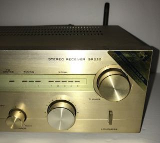 Vintage Marantz SR220 Stereo Receiver Made in Japan Phono,  AM/FM,  Tape,  Monitor 3
