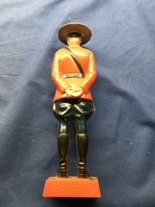 VTG 60s Royal Canadian Mountie Mounted Police Hard Plastic Figure Reliable 2