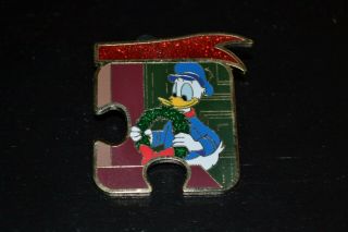 2019 Mickey’s Christmas Carol Mystery Puzzle Donald Duck Disney Pin Le 900