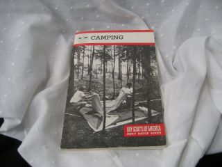 Vintage Bsa Merit Badge Book Camping 1987 Printing Of 1984 Revision