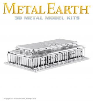 Fascinations Metal Earth Kennedy Center Laser Cut 3d Model Collectible