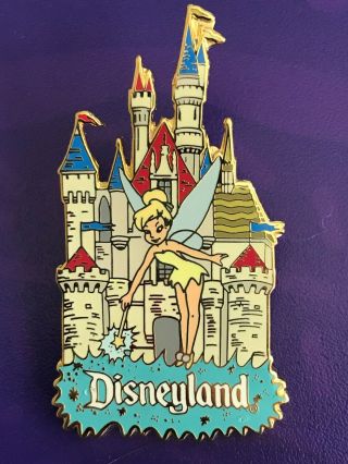 Disney Japan Pin 4951 Jds Walt Disney 100th Year Disneyland Castle Tinker Bell