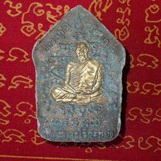 Lp Tim Amulet Buddha Khun Paen Charm Rare Strong Men 