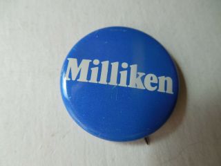 Michigan Campaign PIn Back Button Local Governor William Milliken Political 1974 2