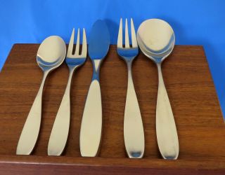 Magnum Lauffer Vintage Stainless 18/8 Flatware Japan 5pc Place Setting