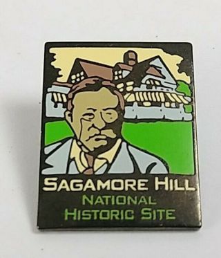 Sagamore Hill National Historic Site Enamel Collectors Lapel Pin A 45