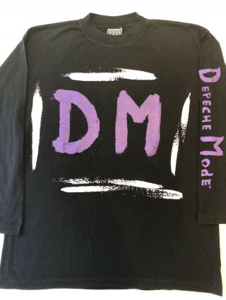 Vintage Depeche Mode Long Sleeve T Shirt,  Songs Of Faith And Devotion
