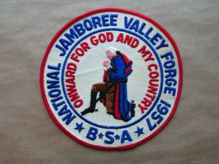 1957 Boy Scout National Jamboree Valley Forge 1957 Bsa Onward For God And My