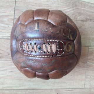 Vintage Salter & Son Aldershot 18 Panel Leather Football Geoff Hurst England 66