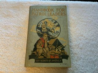Vintage Bsa 1948 Boy Scout Handbook For Patrol Leaders