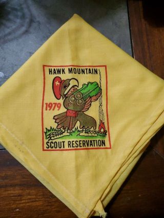 Hawk Mountain Council,  Bsa,  Oa,  1979 Camp Neckerchief
