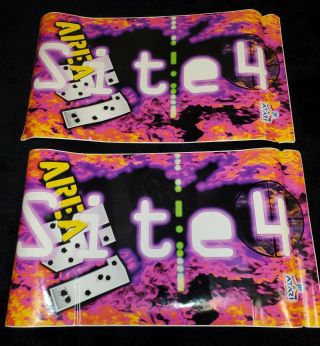 Area 51 Site 4 Side Art Panels Arcade Cabinet Stickers Right & Left
