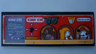 Donkey Kong Arcade Video Game Control Panel By Nintendo