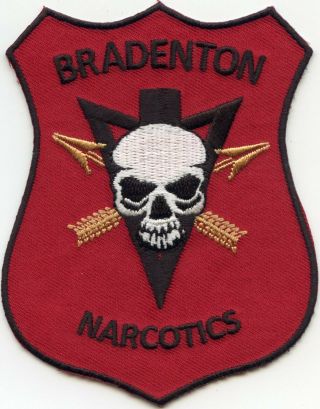 Bradenton Florida Fl Narcotics Police Patch