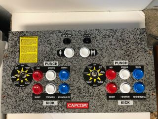 Arcade 1up Street Fighter Ii Control Panel Deck Only For Arcade Cabinet