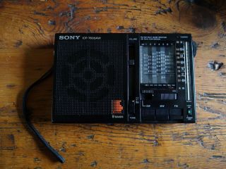 Sony Icf - 7600aw Fm/mw/sw Vintage Radio Receiver Made In Japan